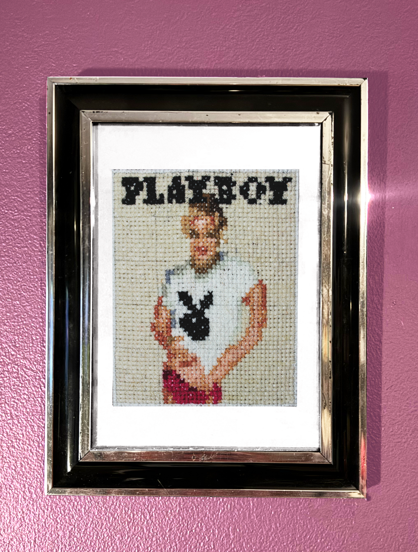 January 1995 Drew Barrymore, Playboy Magazine - A5 Print Cross Stitch Embroidery