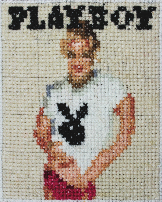 January 1995 Drew Barrymore, Playboy Magazine - A5 Print Cross Stitch Embroidery